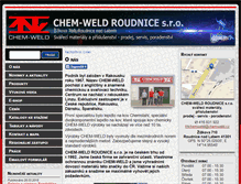 Tablet Screenshot of chemweld.cz